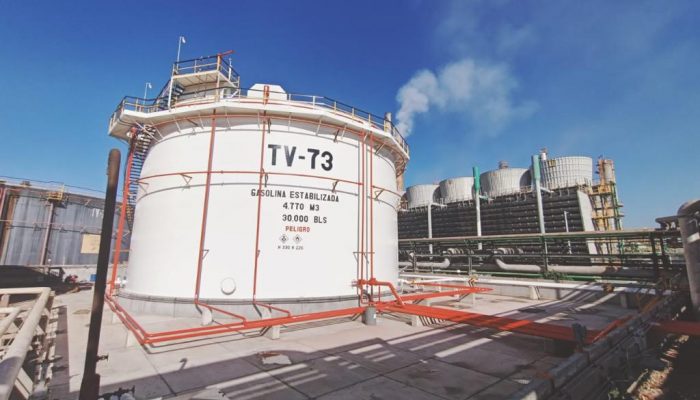 Rehabilitación del Tanque de Almacenamiento de Gasolina TV-73 de la Refinería Salamanca